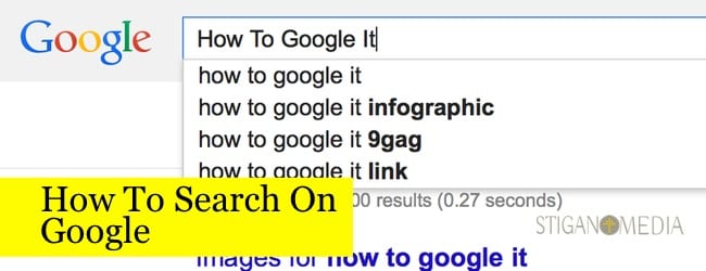 How to Google it