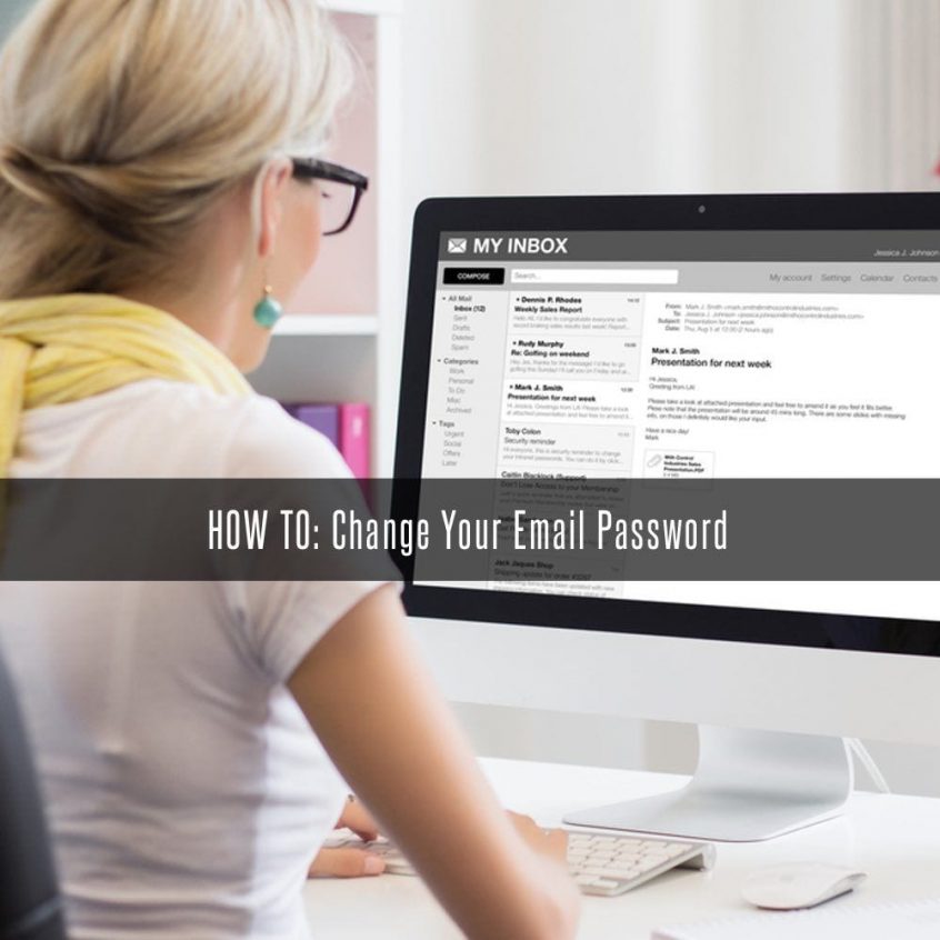 HOW To Change your emial password
