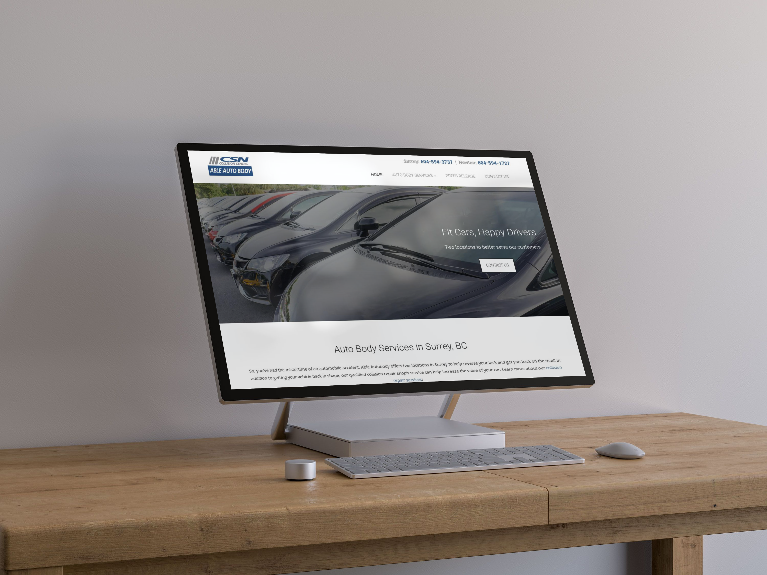 Websites We Have Built for Auto Body Services