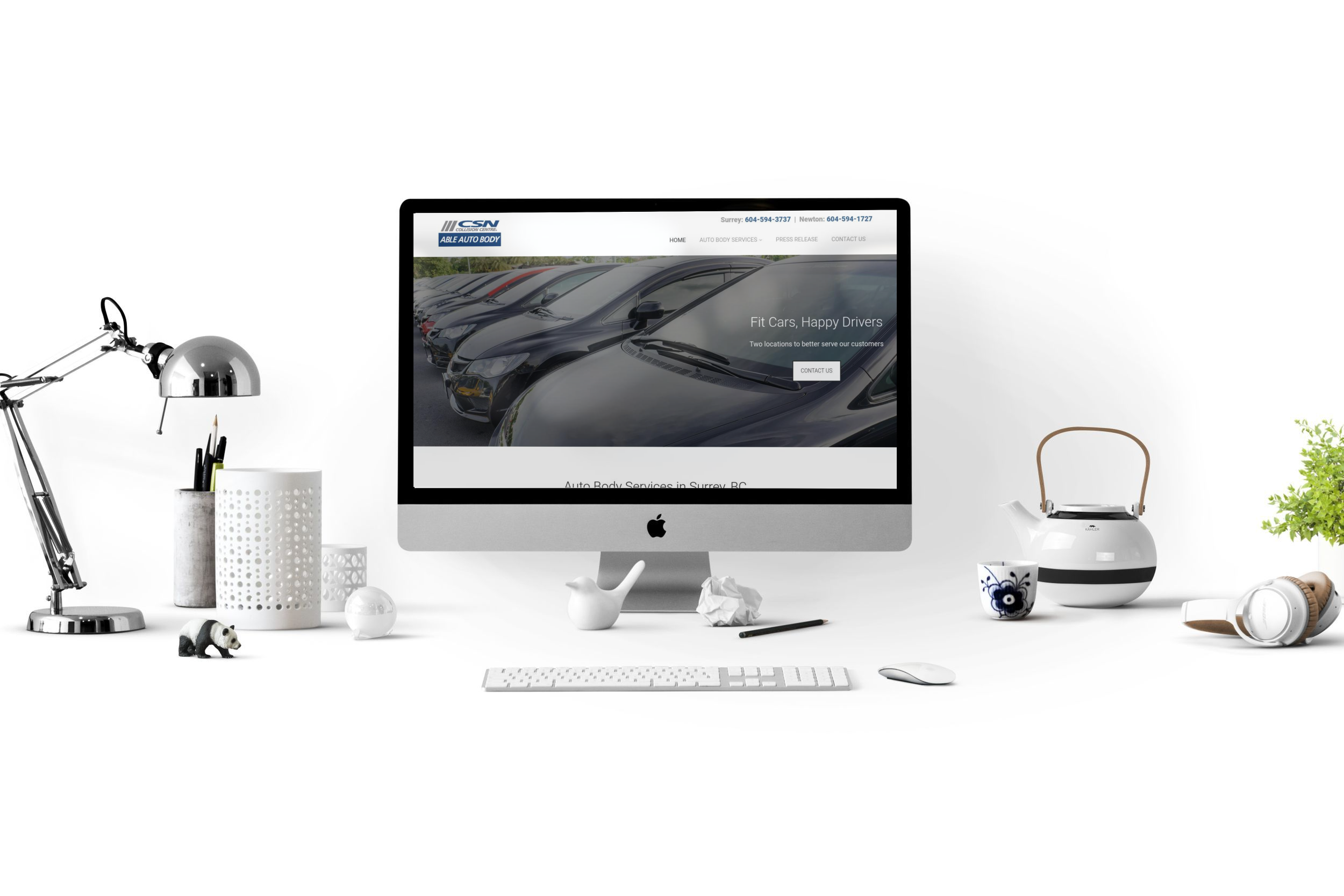Website Design for Auto Body Services
