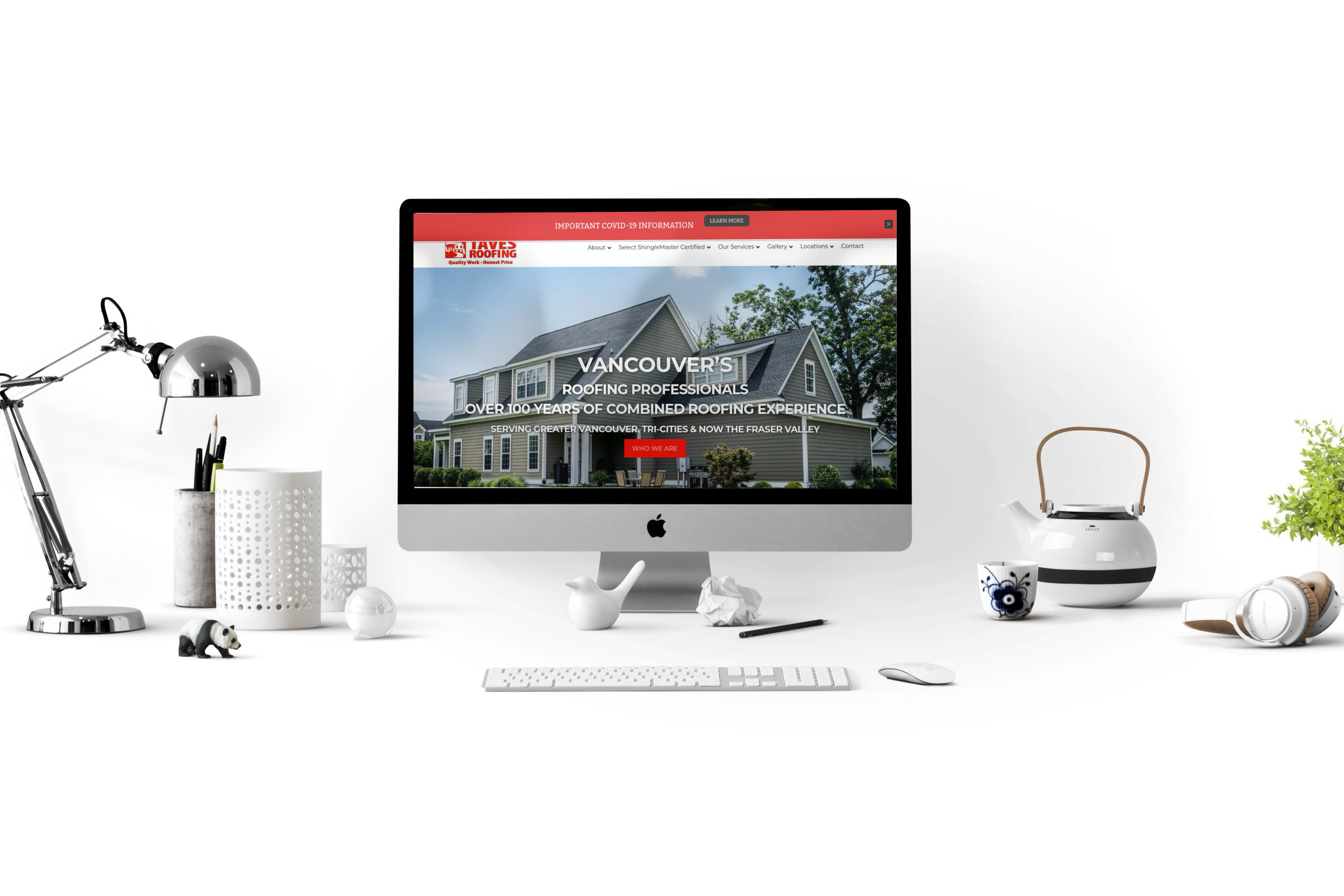 Website Design for Roofing Services