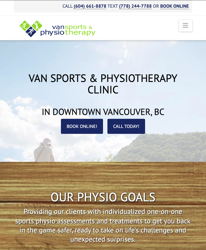 Sports Physiotherapy in Downtown Vancouver 