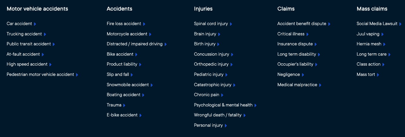 Optimizing Site Structure for Personal Injury Law Firms